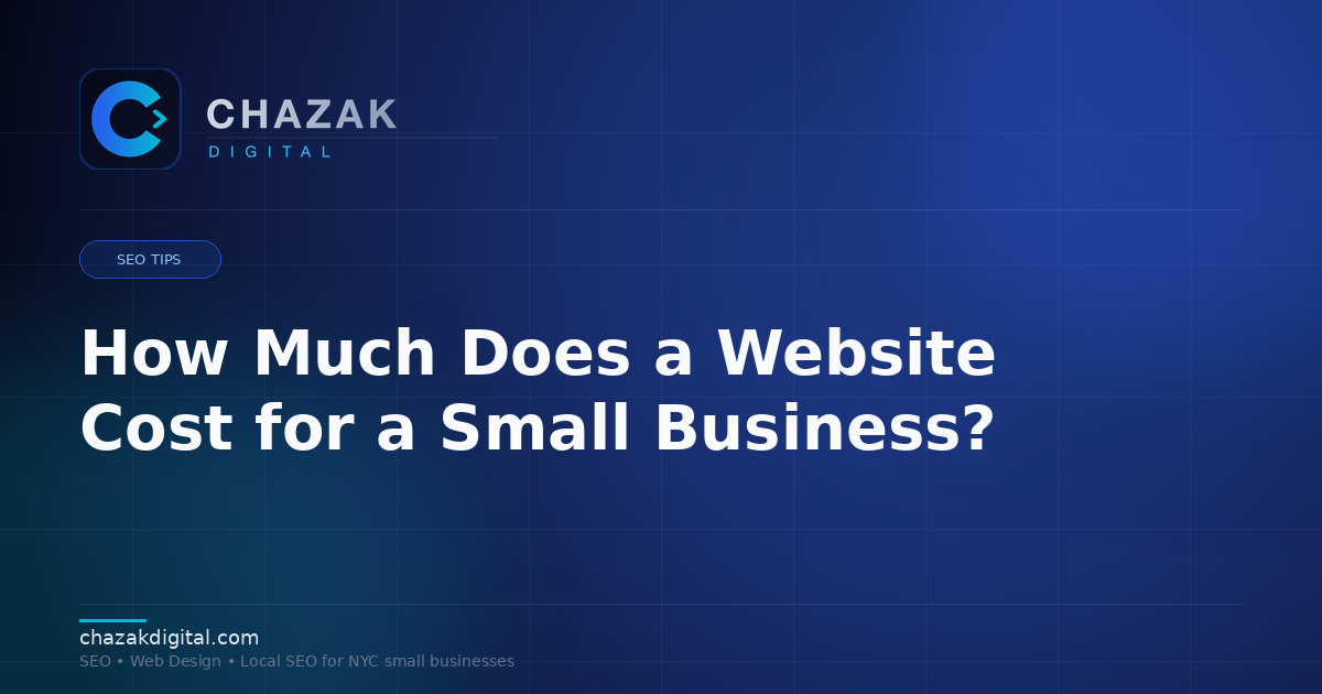 How Much Does a Website Cost for a Small Business?