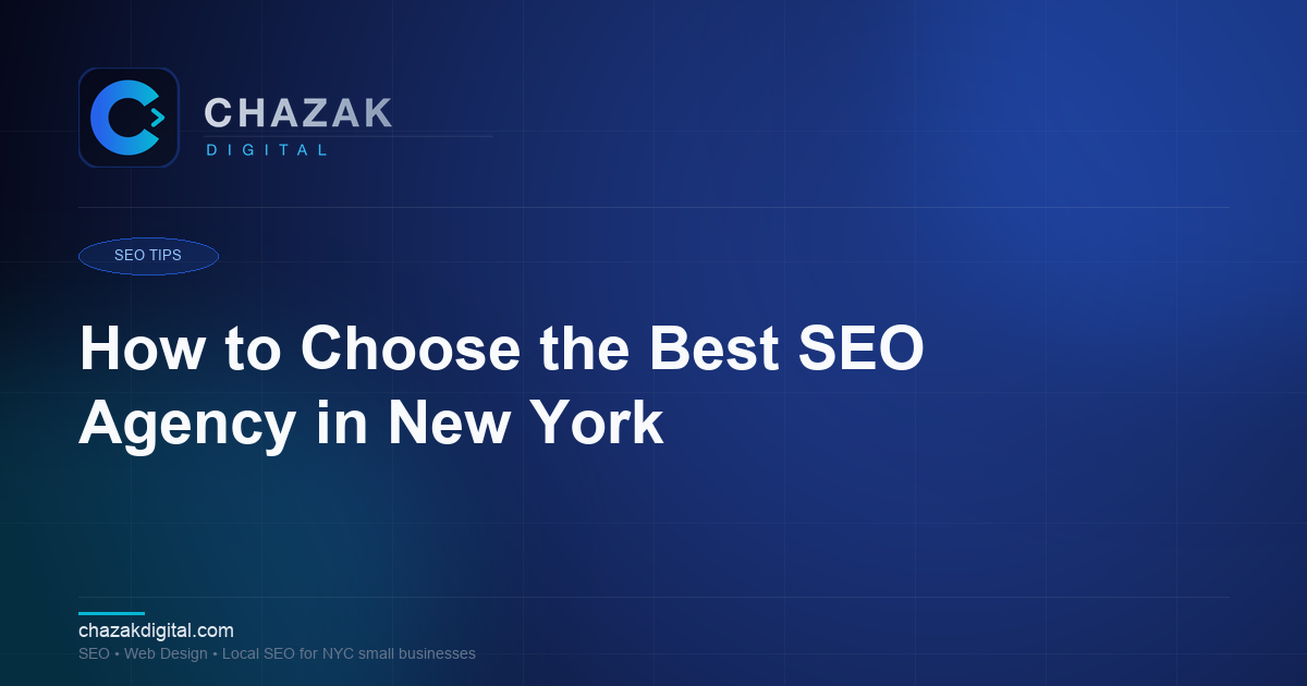 How to Choose the Best SEO Agency in New York